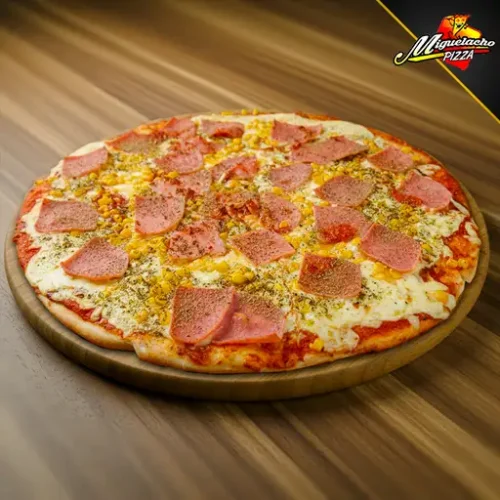 Pizza de Choclo, Jamón y Queso Mozzarella