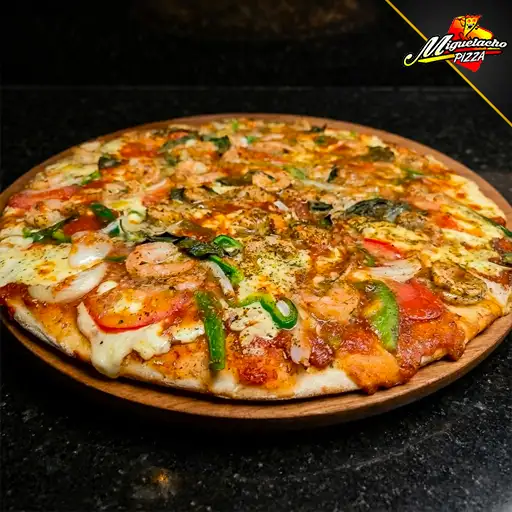 14 Pizza de Camarones Pizza de Camarón