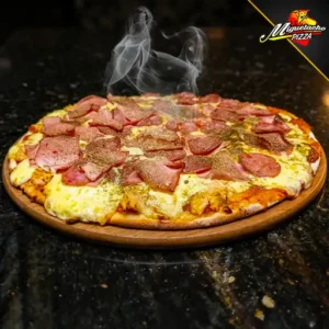 Pizza completa de pollo