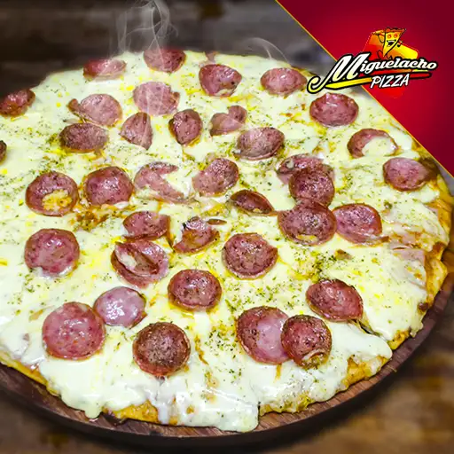 Pizza de Salami y Queso Pizza de Salami y Queso